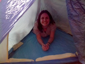 Me and my tent